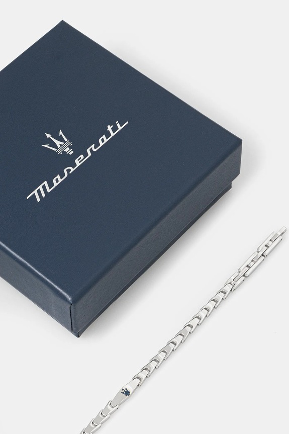 Accesorii Maserati brățară ICONIC JM225AVD85 argintiu