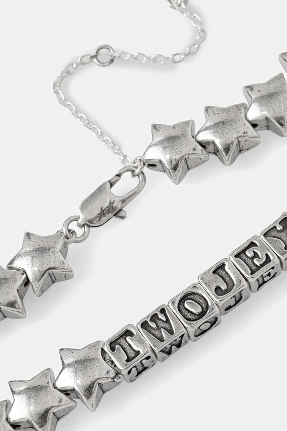 Κολιέ Twojeys 203601001 ασημί AA00