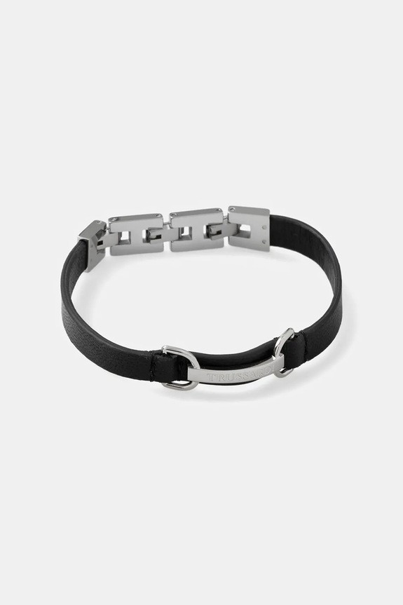 Trussardi braccialetto T-LEATHER nero TJAXZ08