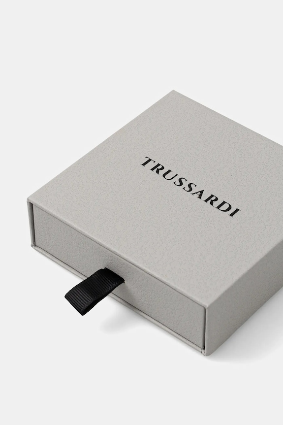 Αξεσουάρ Δερμάτινο βραχιόλι Trussardi T-LEATHER TJAXZ03 ασημί