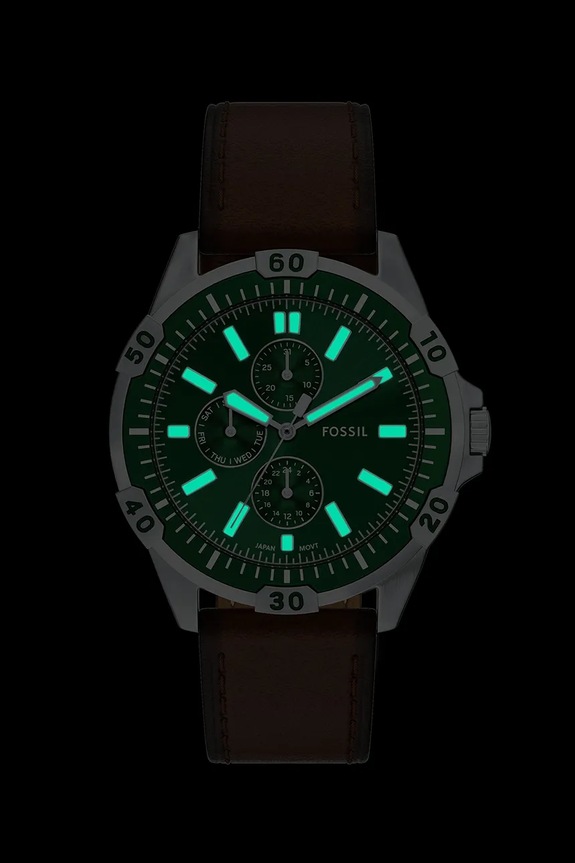 Fossil zegarek srebrny FS6147