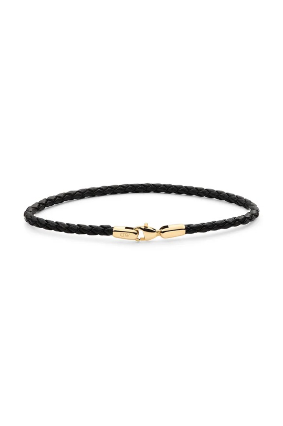Daniel Wellington bransoletka skórzana złoty DW00401758