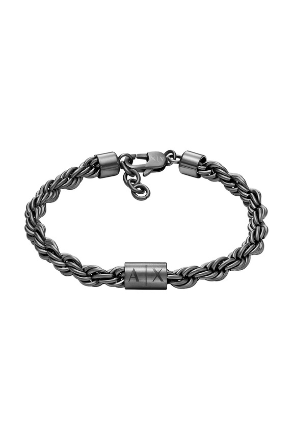Emporio Armani bransoletka szary AXG0164060