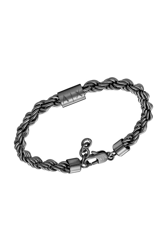 Emporio Armani bransoletka AXG0164060 szary AA00