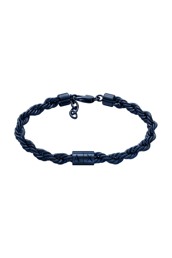 Emporio Armani bransoletka granatowy AXG0165470