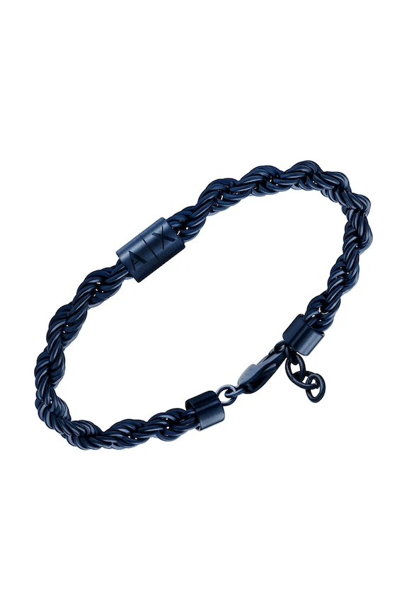 Emporio Armani bransoletka AXG0165470 granatowy AA00