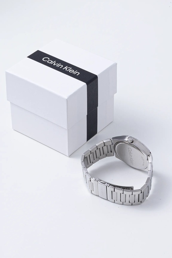 Doplňky Hodinky Calvin Klein 25200492 stříbrná