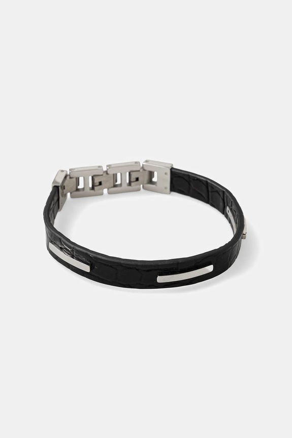 Браслет Trussardi T-LEATHER чорний TJAXZ09