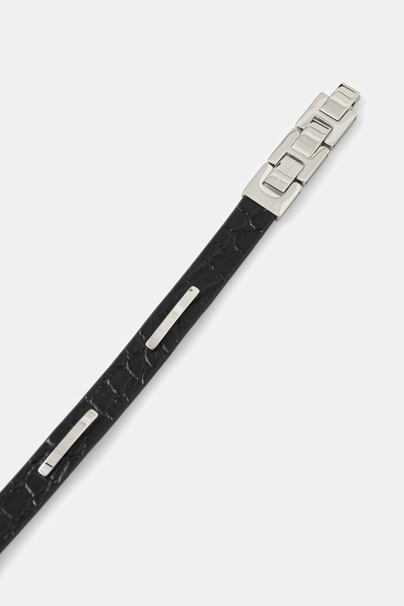 Браслет Trussardi T-LEATHER TJAXZ09 чорний AA00