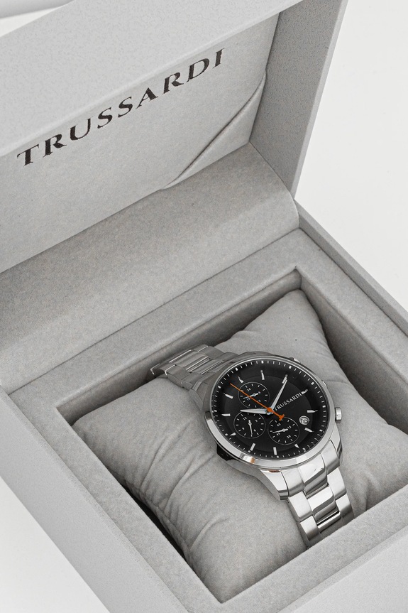 Ρολόι Trussardi T-BRIDGE ασημί R2453171002