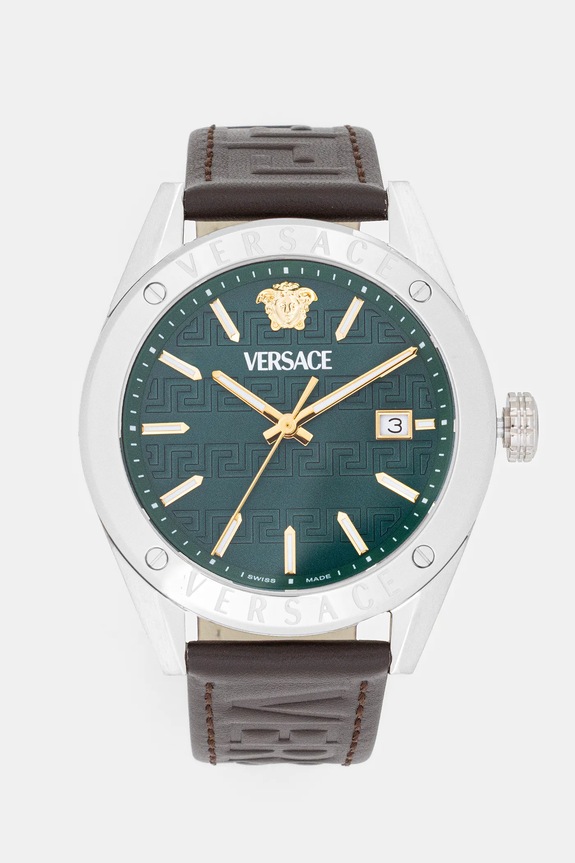 Versace zegarek srebrny VEKHA0125