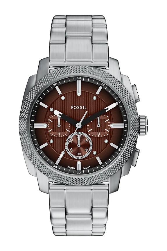 Fossil zegarek srebrny FS6144