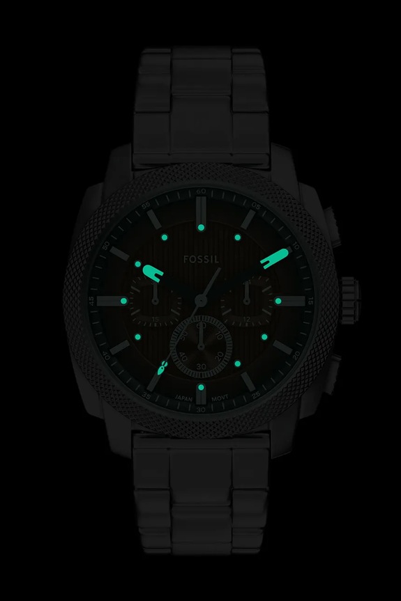 Fossil zegarek srebrny FS6144