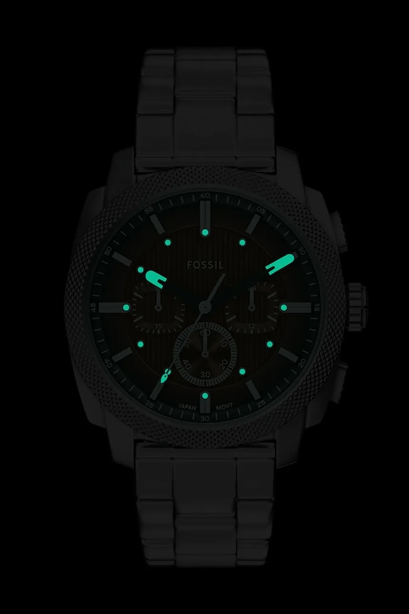 Fossil zegarek srebrny FS6144