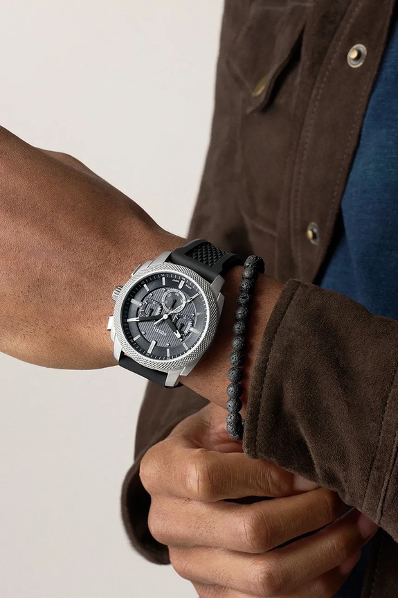 Ρολόι και βραχιόλι Fossil FS6145SET μαύρο