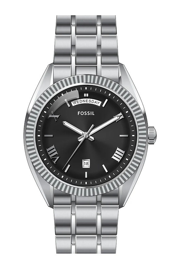 Fossil zegarek srebrny FS6139