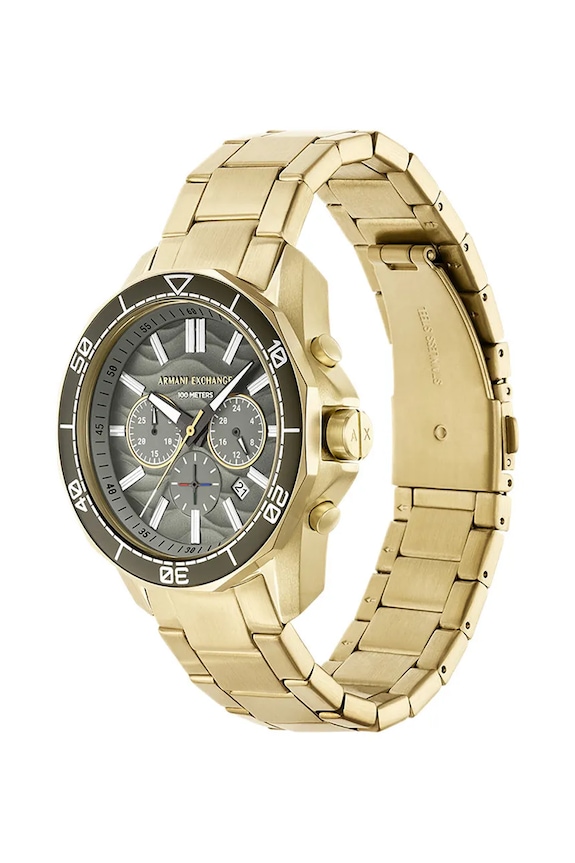 Akcesoria Armani Exchange zegarek AX1970 złoty