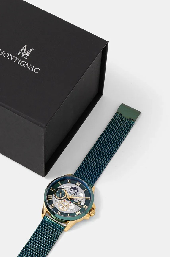 MONTIGNAC zegarek ORIGINE zielony MOW1101