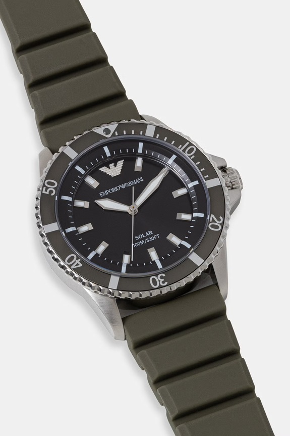 Emporio Armani zegarek sportowy męski AR11699 zielony AA00