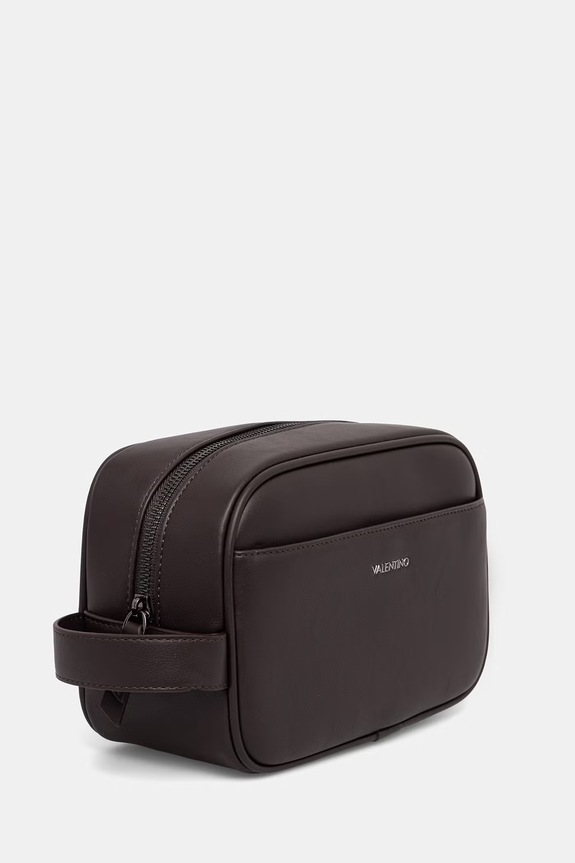 Valentino Bags trusă cosmetică pentru bărbați, cu imitație de piele HORIZON VBE8UT664 maro AA00