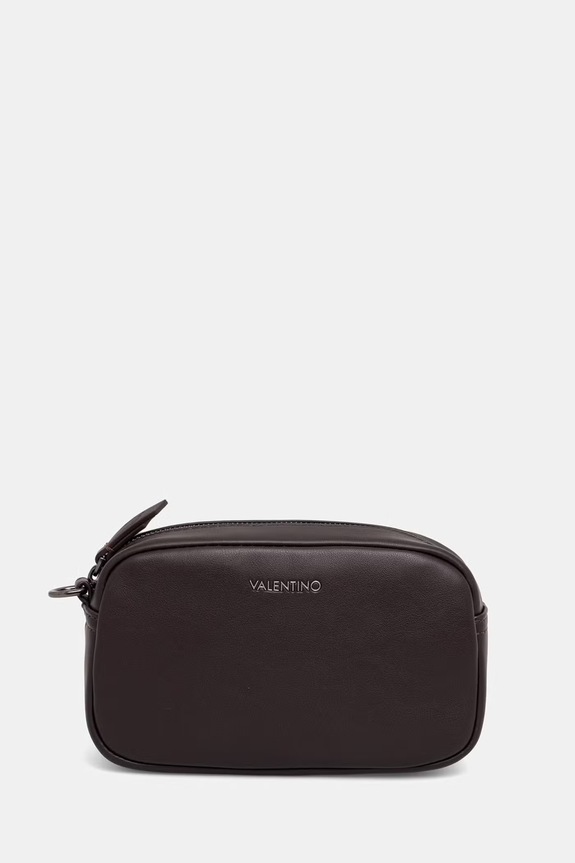 Valentino Bags trusă cosmetică pentru bărbați, cu imitație de piele HORIZON maro VBE8UT669