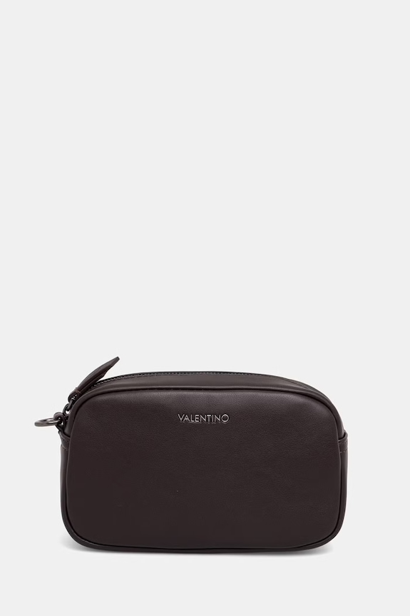Valentino Bags trusă cosmetică pentru bărbați, cu imitație de piele HORIZON maro VBE8UT669