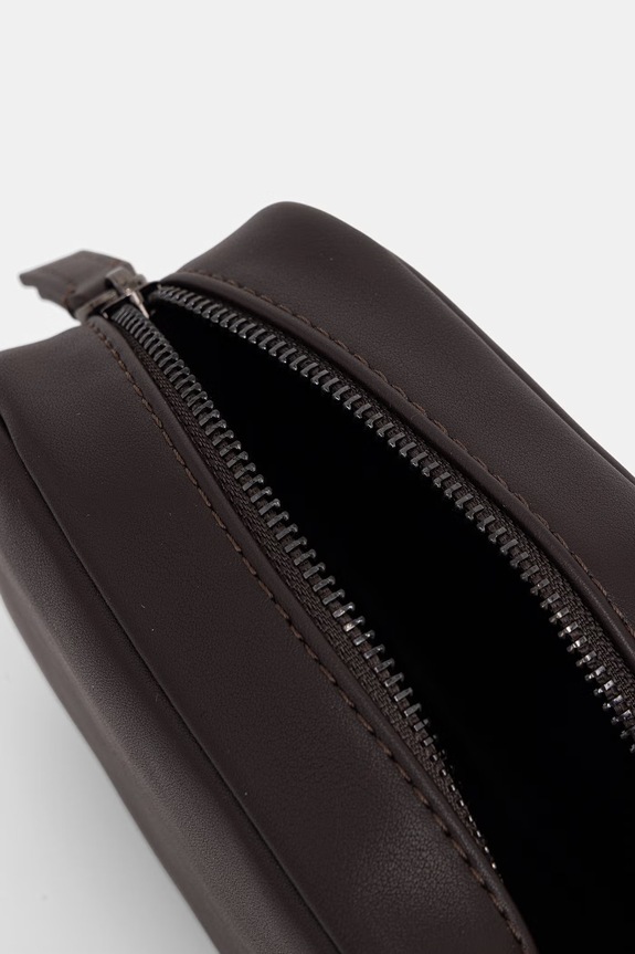 Valentino Bags trusă cosmetică pentru bărbați, cu imitație de piele HORIZON VBE8UT669 maro