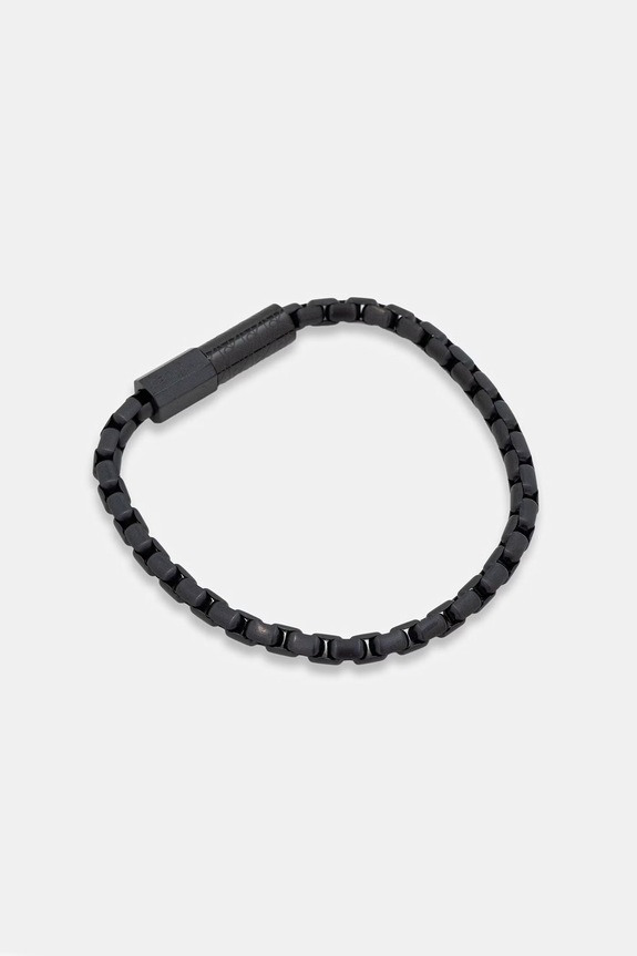 Calvin Klein bransoletka męska ze stali nierdzewnej czarny 35100096