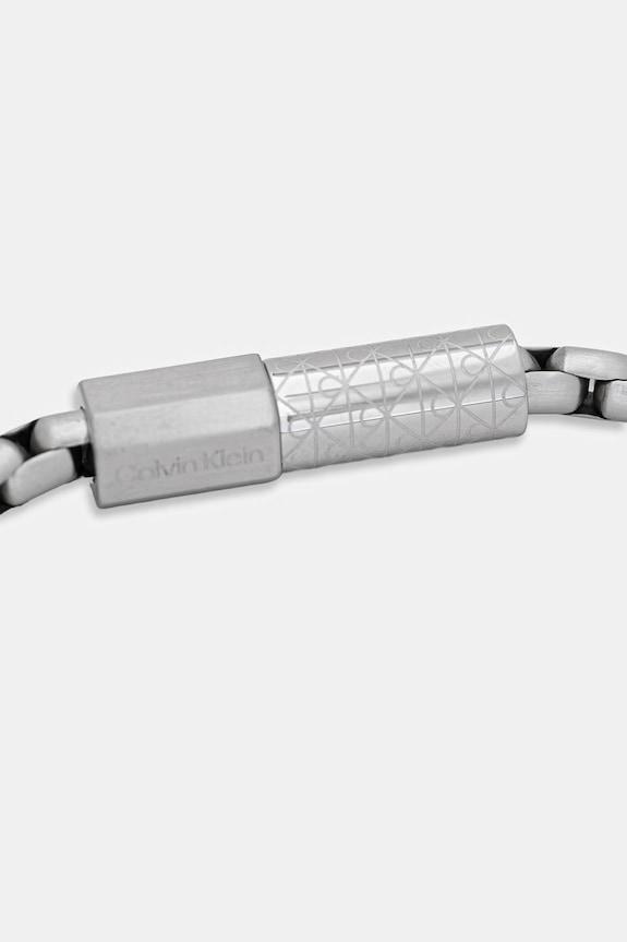 Accesorii Calvin Klein colier pentru bărbați, din oțel inoxidabil 35100092 argintiu
