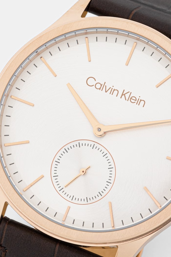 Calvin Klein hodinky pánske 25200553 hnedá AA00