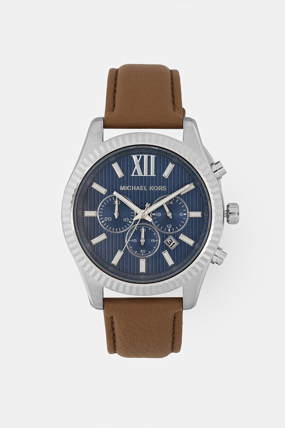 Michael Kors zegarek męski Lexington Man Chrono beżowy MK9258