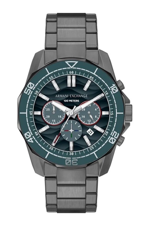 Armani Exchange zegarek sportowy męski Spencer szary AX1972