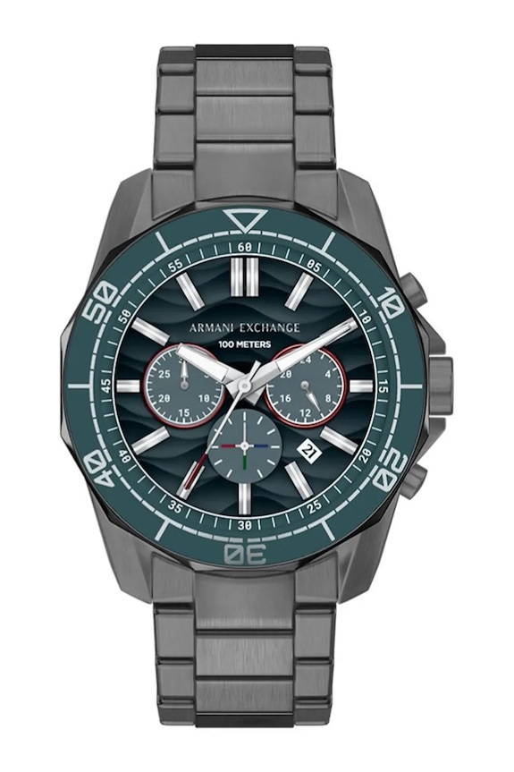 Armani Exchange zegarek sportowy męski Spencer szary AX1972