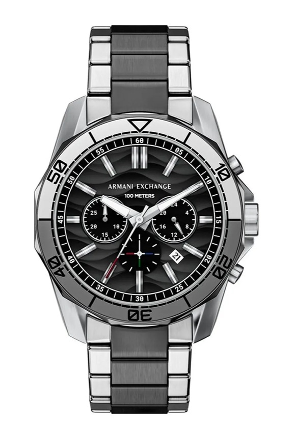 Armani Exchange zegarek sportowy męski Spencer srebrny AX1973