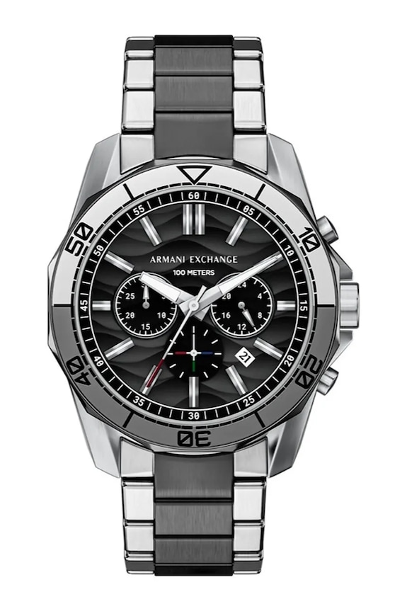 Armani Exchange zegarek sportowy męski Spencer srebrny AX1973