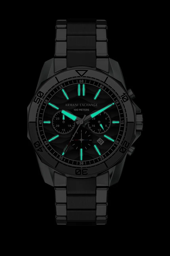 Armani Exchange zegarek sportowy męski Spencer srebrny AX1973