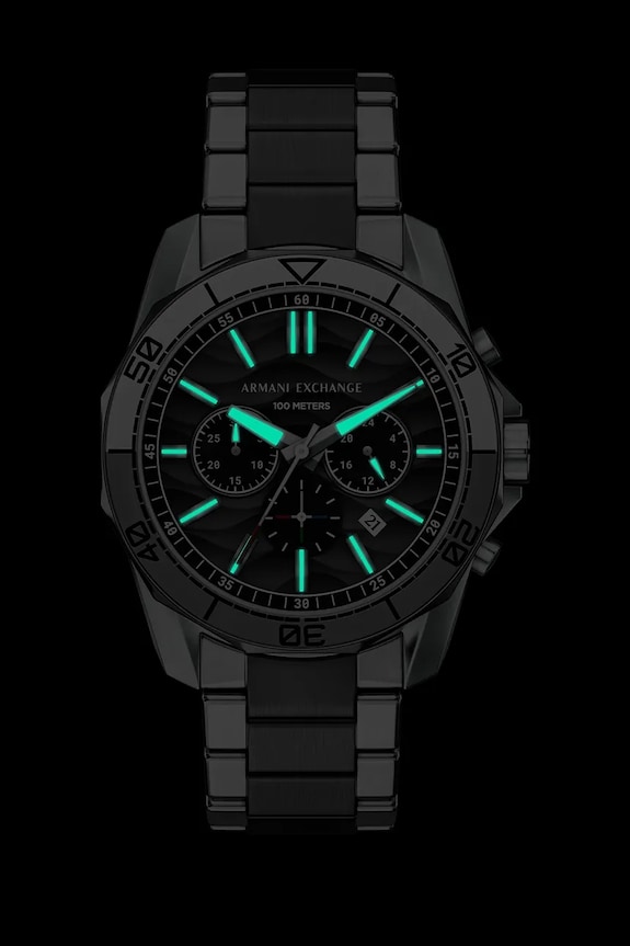 Armani Exchange zegarek sportowy męski Spencer srebrny AX1973