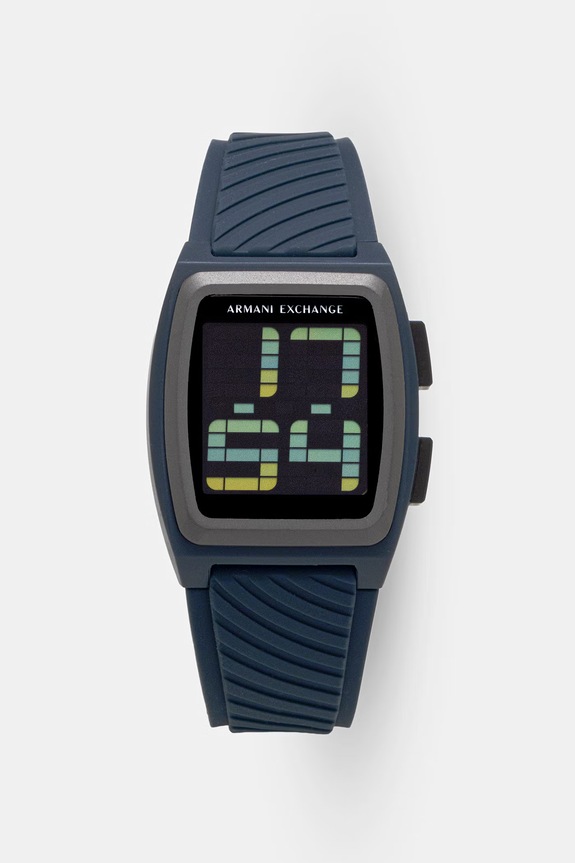 Armani Exchange zegarek sportowy męski Kelvin niebieski AX2970