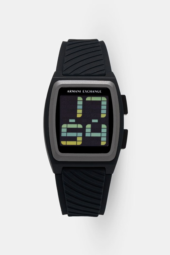 Armani Exchange zegarek sportowy męski Kelvin czarny AX2971