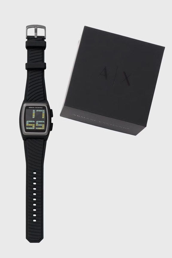 Akcesoria Armani Exchange zegarek sportowy męski Kelvin AX2971 czarny