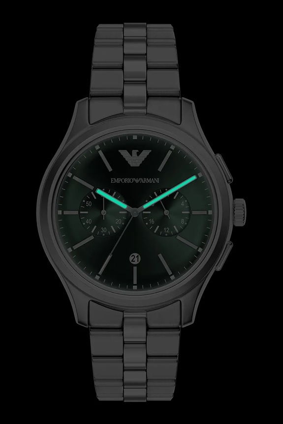 Emporio Armani hodinky pánske Dario strieborná AR11746