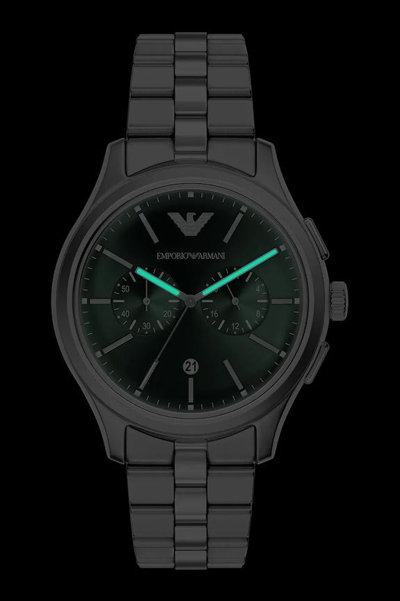 Emporio Armani hodinky pánske Dario strieborná AR11746