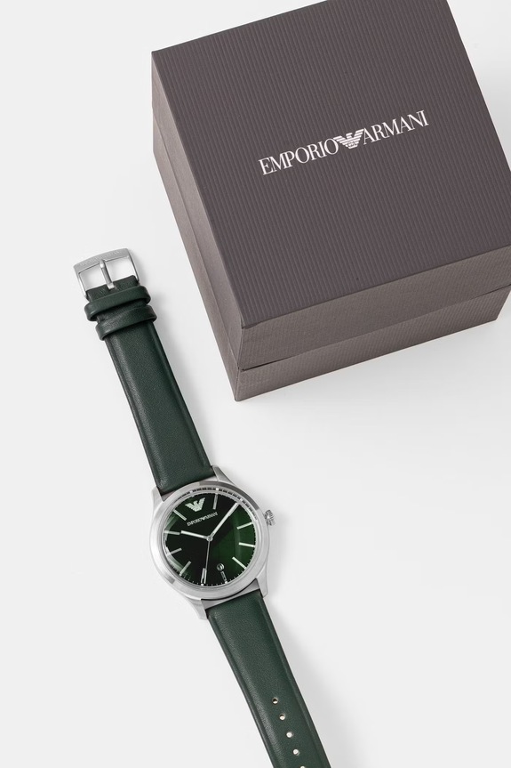 Akcesoria Emporio Armani zegarek męski Dario AR11749 zielony