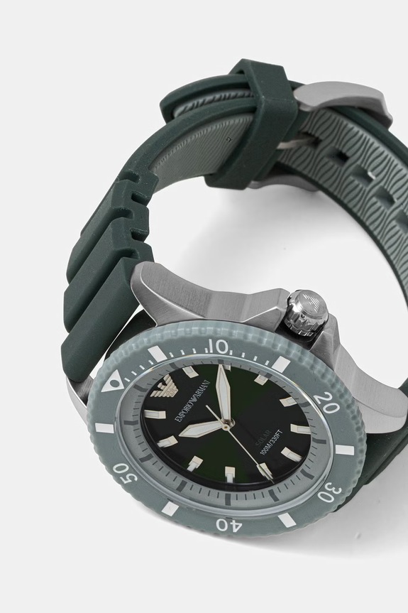 Emporio Armani zegarek sportowy męski World Explorer AR11786 turkusowy AA00