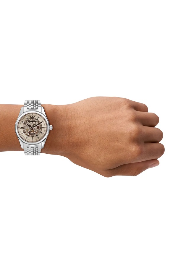Emporio Armani hodinky pánske Antonio AR60095 strieborná