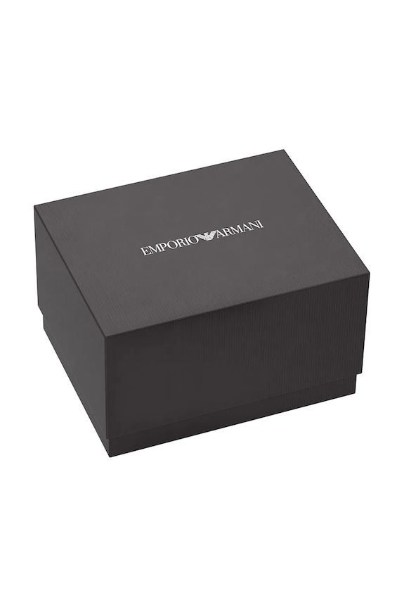 Emporio Armani sada hodiniek a náramku pánska Minimalist AR80087SET strieborná AA00