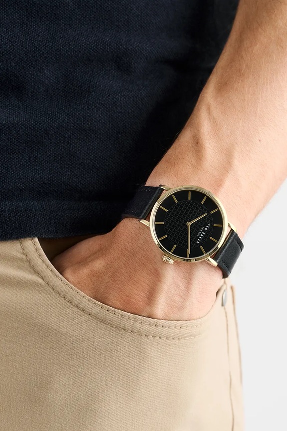 Ted Baker ceas pentru bărbați negru BKPSGF501