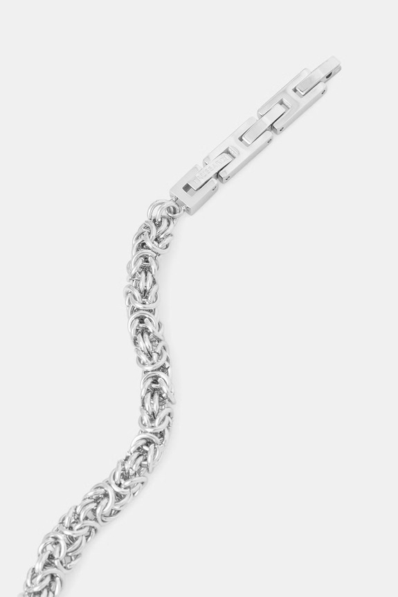 Trussardi brățară pentru bărbați, din oțel inoxidabil T-STEEL TJAXV55 argintiu AA00
