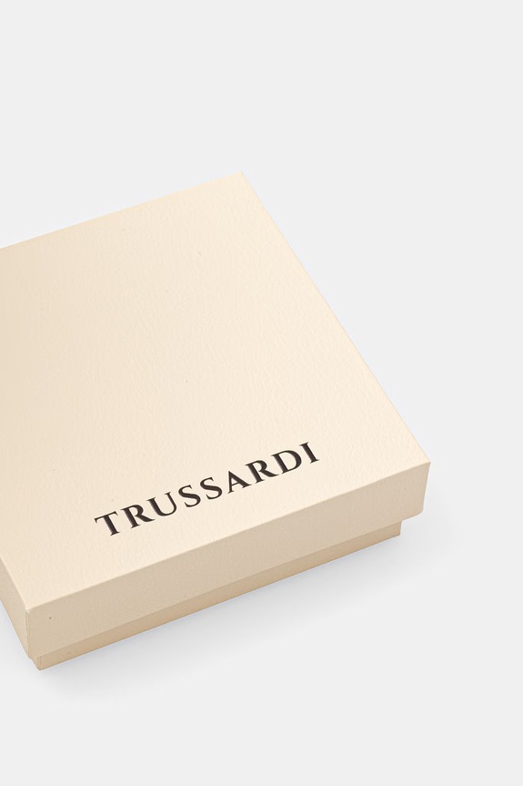 Accesorii Trussardi colier pentru bărbați, din piele T-LEATHER TJAXZ17 negru