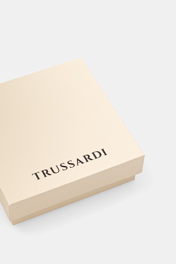 Accesorii Trussardi colier pentru bărbați, din piele T-LEATHER TJAXZ17 negru